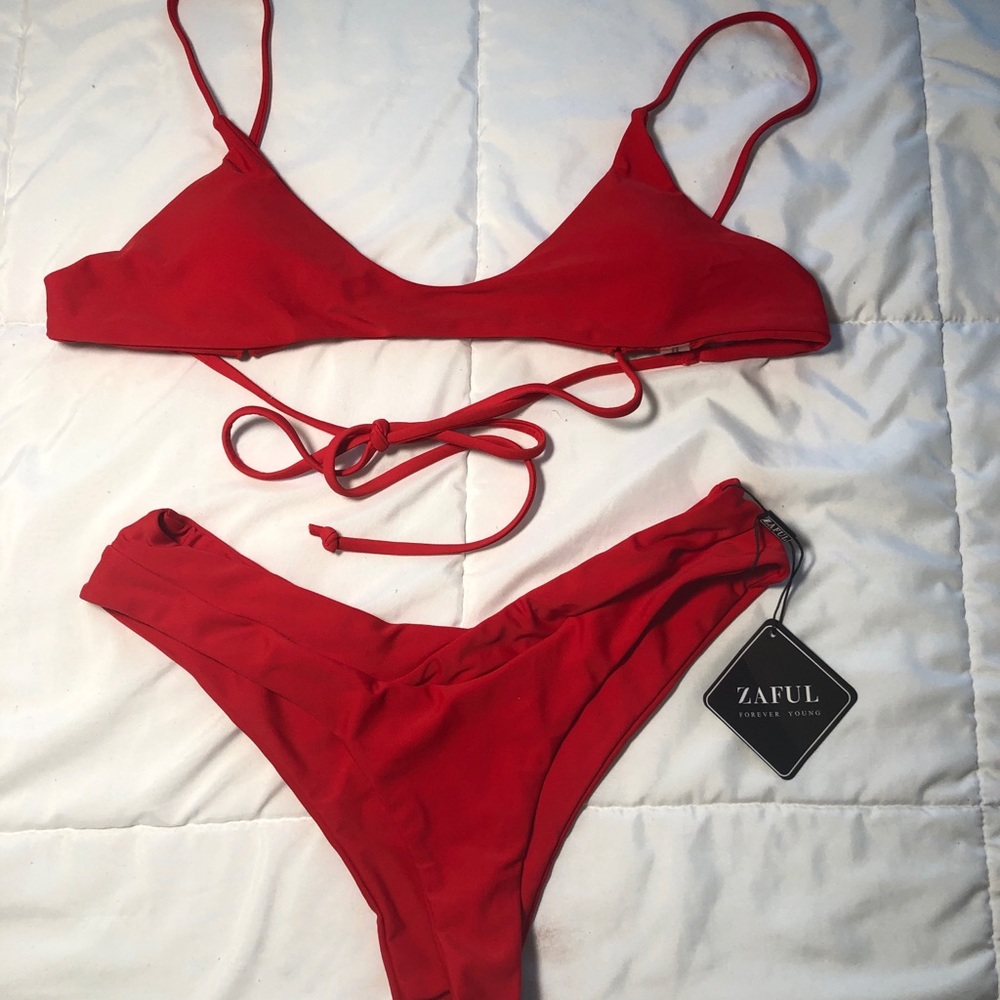 Red bikini